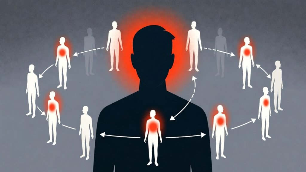 Transmissão da mpox por contato físico